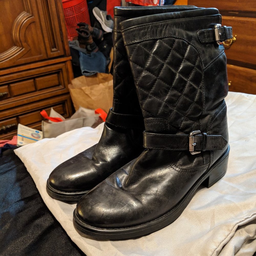 Aquatalia Womens Size 8 Leather Boots